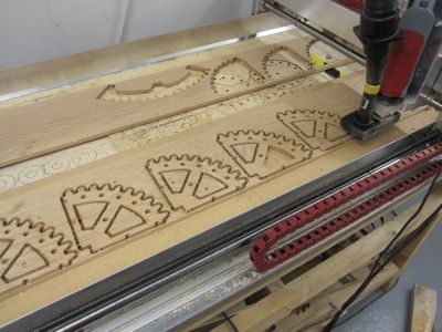 gears cut on cnc